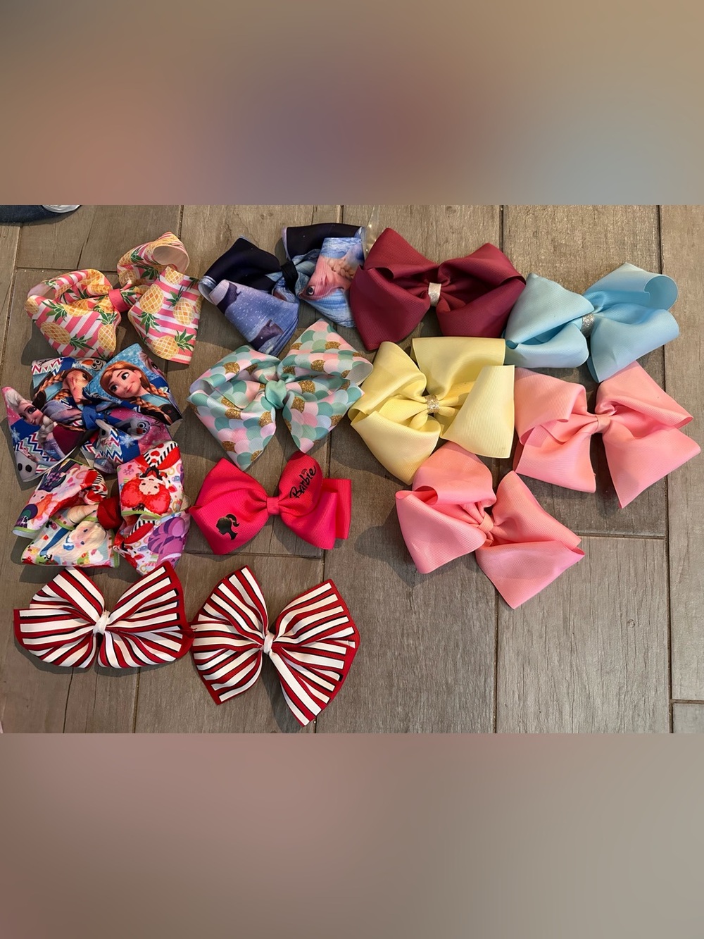 Kids Colorful Hair Bow Set - Assorted Pastel and Bright Bows